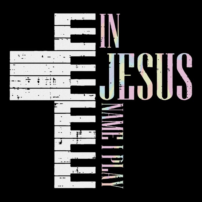 Jesus Name I Play Piano Christian Pianist 16 in Basic Backpack