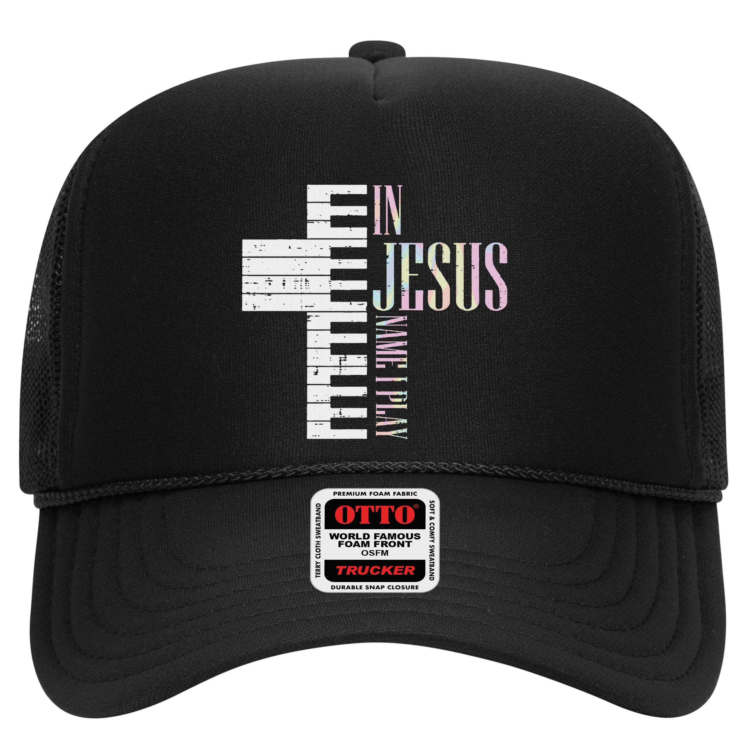 Jesus Name I Play Piano Christian Pianist Hat