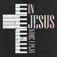 Jesus Name I Play Piano Christian Pianist Hat