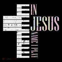 Jesus Name I Play Piano Christian Pianist Womens T-Shirt
