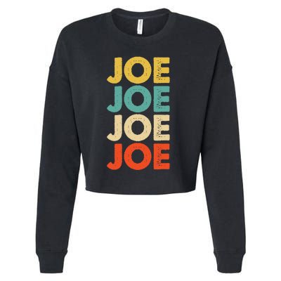 Joe Name Cropped Pullover Crew