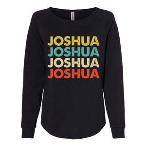 Joshua Name Womens California Wash Sweatshirt