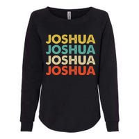 Joshua Name Womens California Wash Sweatshirt