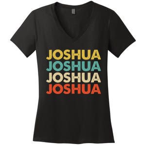 Joshua Name Women's V-Neck T-Shirt