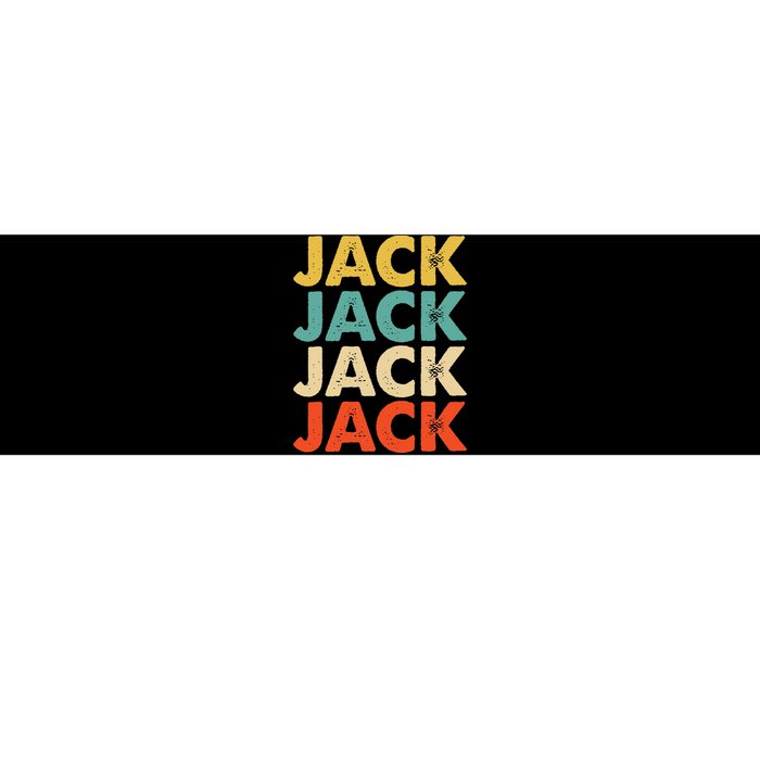 Jack Name Bumper Sticker