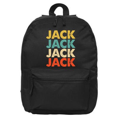 Jack Name 16 in Basic Backpack