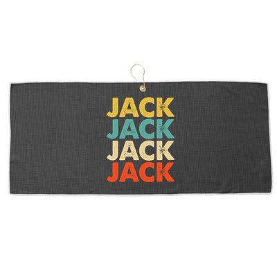 Jack Name Large Microfiber Waffle Golf Towel