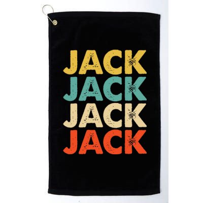 Jack Name Platinum Collection Golf Towel