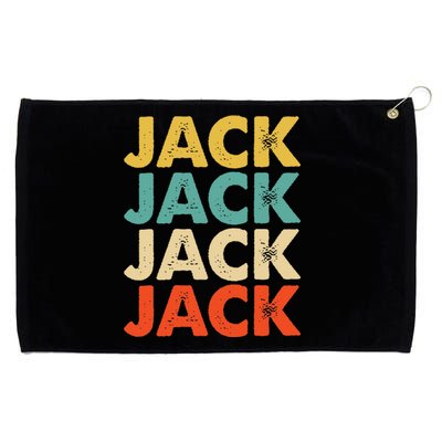 Jack Name Grommeted Golf Towel