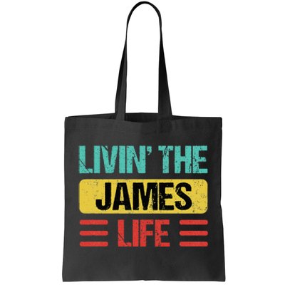 James Name Tote Bag