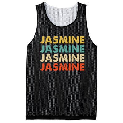 Jasmine Name Mesh Reversible Basketball Jersey Tank