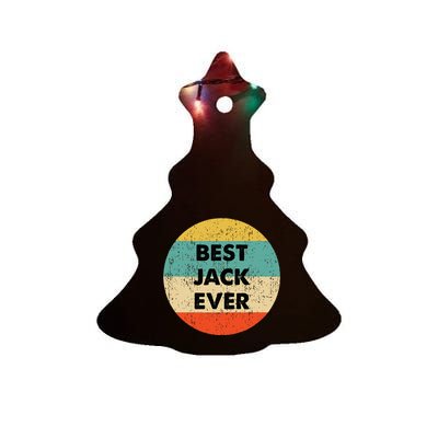 Jack Name Ceramic Tree Ornament