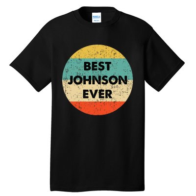 Johnson Name Tall T-Shirt