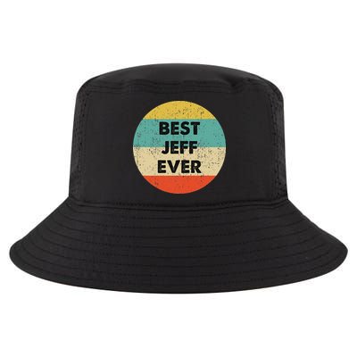 Jeff Name Cool Comfort Performance Bucket Hat