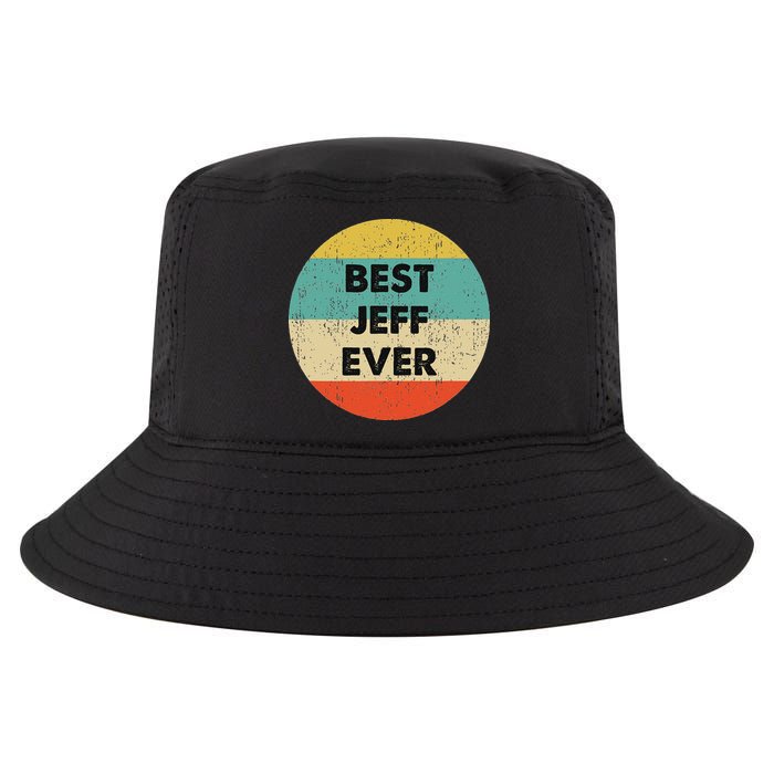 Jeff Name Cool Comfort Performance Bucket Hat