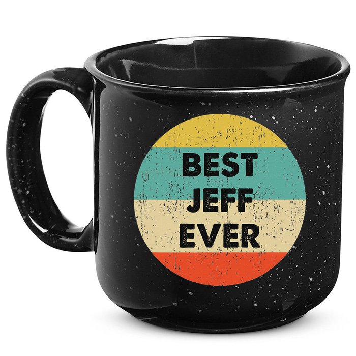 Jeff Name 15oz Campfire Ceramic Mug