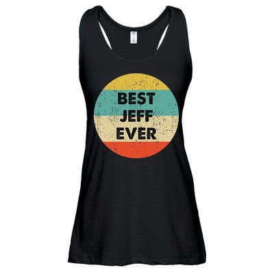 Jeff Name Ladies Essential Flowy Tank