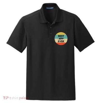 Jeff Name Dry Zone Grid Polo