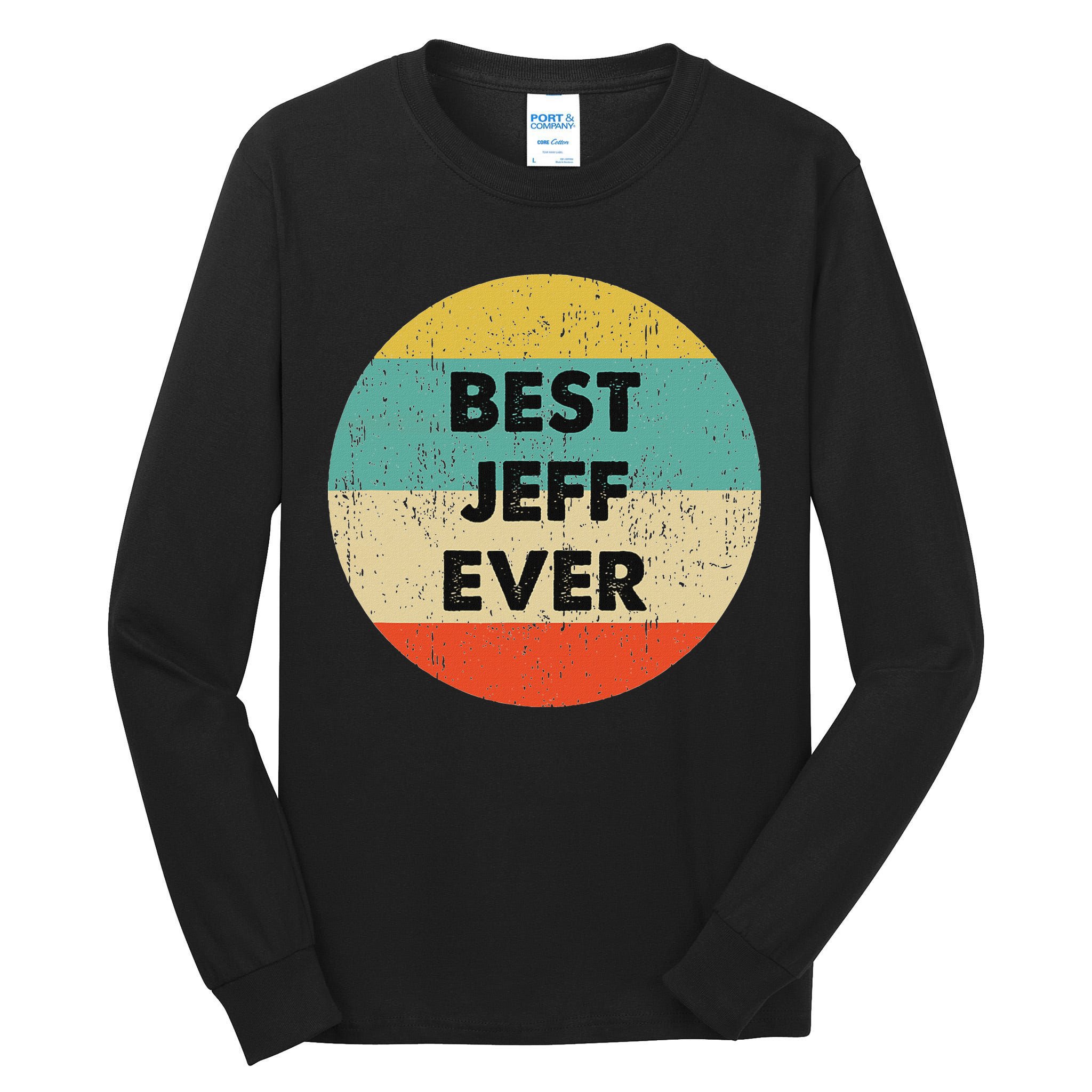 Jeff Name Tall Long Sleeve T-Shirt