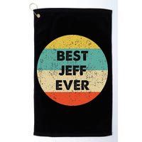 Jeff Name Golf Towel