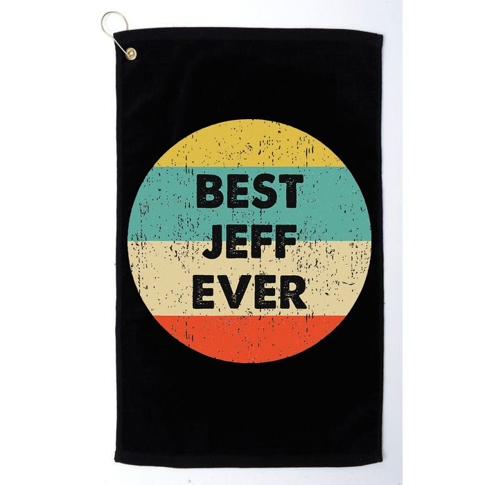 Jeff Name Golf Towel