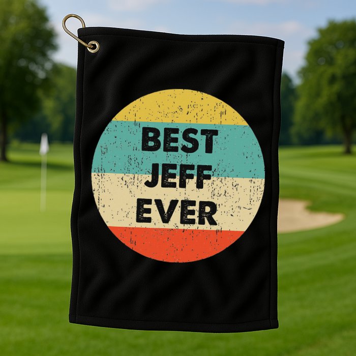Jeff Name Golf Towel