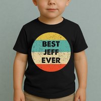 Jeff Name Toddler T-Shirt
