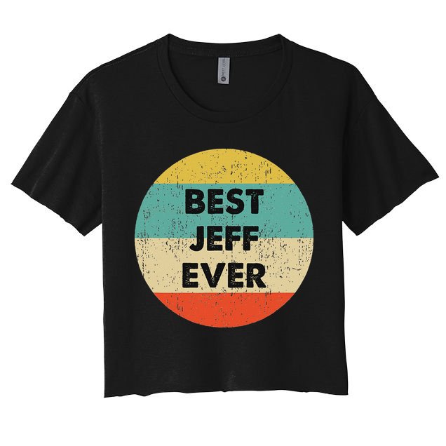 Jeff Name Crop Top