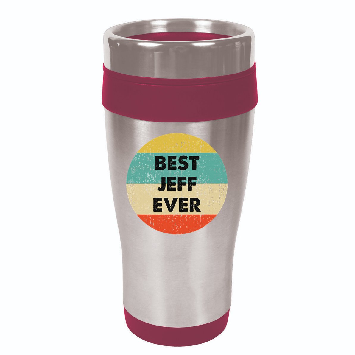 Jeff Name 16oz Travel Tumbler