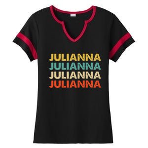 Julianna Name Ladies Halftime Notch Neck Tee