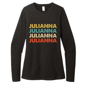 Julianna Name Womens CVC Long Sleeve Shirt