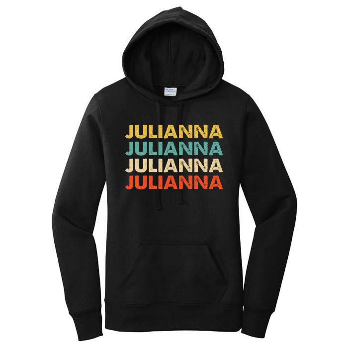 Julianna Name Women's Pullover Hoodie