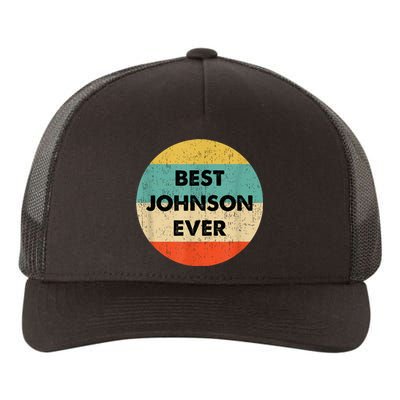 Johnson Name Yupoong Adult 5-Panel Trucker Hat