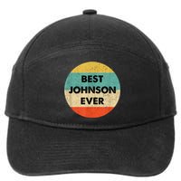 Johnson Name 7-Panel Snapback Hat