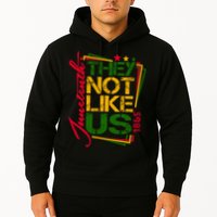 Juneteenth Not Like Us Not Like Us African American Freedom 1865 Hoodie
