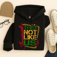 Juneteenth Not Like Us Not Like Us African American Freedom 1865 Hoodie