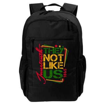 Juneteenth Not Like Us Not Like Us African American Freedom 1865 Backpack