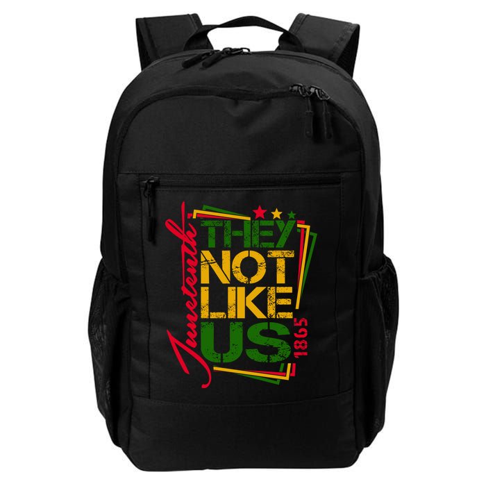 Juneteenth Not Like Us Not Like Us African American Freedom 1865 Backpack