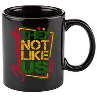 Juneteenth Not Like Us Not Like Us African American Freedom 1865 11oz C Handle Ceramic Mug