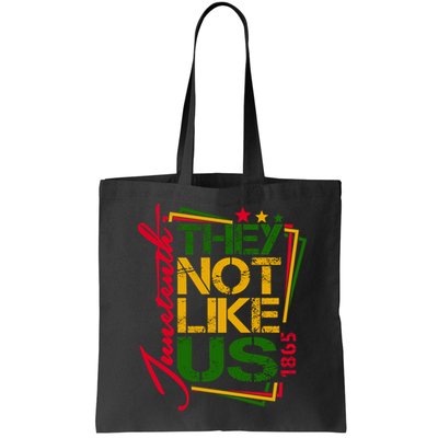 Juneteenth Not Like Us Not Like Us African American Freedom 1865 Bag