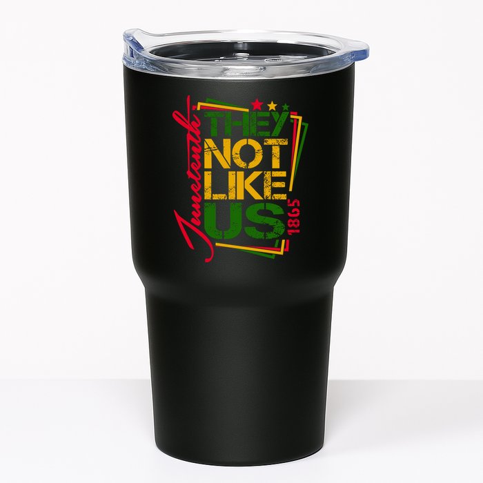 Juneteenth Not Like Us Not Like Us African American Freedom 1865 Tumbler