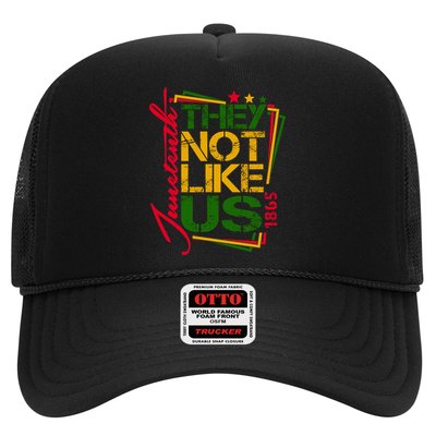 Juneteenth Not Like Us Not Like Us African American Freedom 1865 Hat