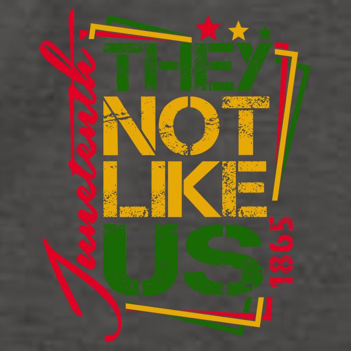 Juneteenth Not Like Us Not Like Us African American Freedom 1865 Vector Backpack