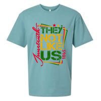 Juneteenth Not Like Us Not Like Us African American Freedom 1865 Sueded Cloud Jersey T-Shirt