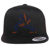 Juan Neon New York Baseball Flat Bill Trucker Hat