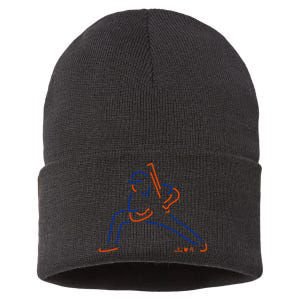 Juan Neon New York Baseball Sustainable Knit Beanie