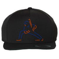 Juan Neon New York Baseball Wool Snapback Cap