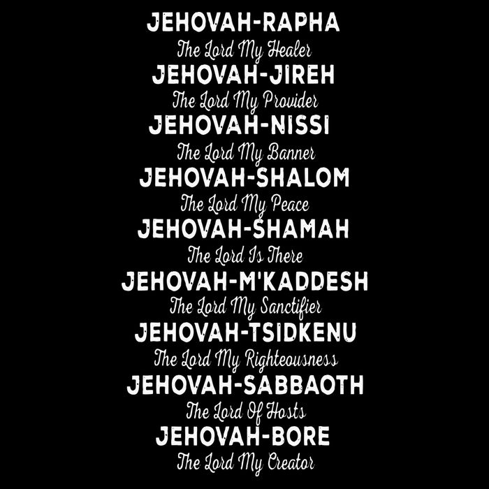 JehovahRapha Names Of God Christian Costume Flexfit Unipanel Trucker Cap