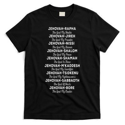 JehovahRapha Names Of God Christian Costume T-Shirt