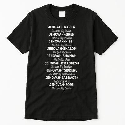 JehovahRapha Names Of God Christian Costume Tall T-Shirt